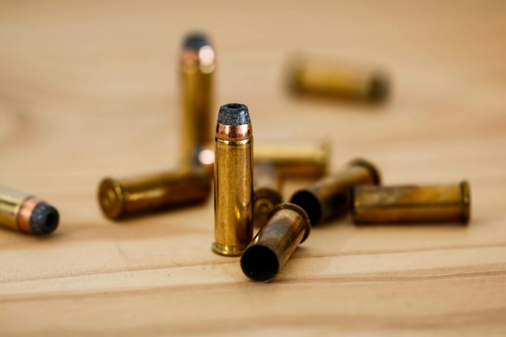 gun ammo in a small pile